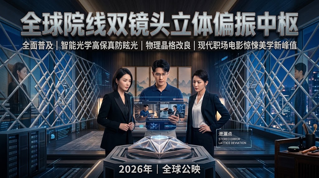 2026全球院线双镜头立体偏振中枢全面普及：智能光学高高保真防眩光画质、大面积物理晶格改良与现代职场电影惊悚美学新峰值